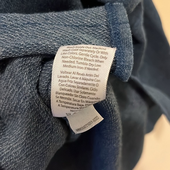 Terra & Sky blue pullover sweater, 0X - Picture 8 of 9